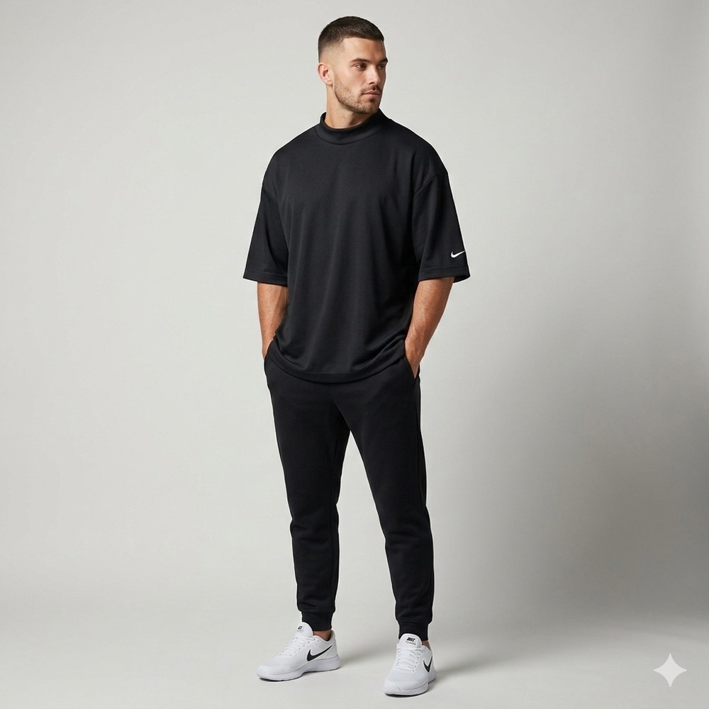 Nike Mock Neck Golf Shirt